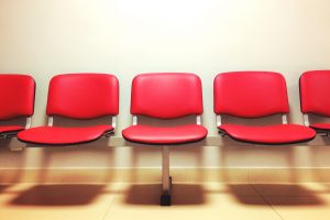 Seats in a waiting room